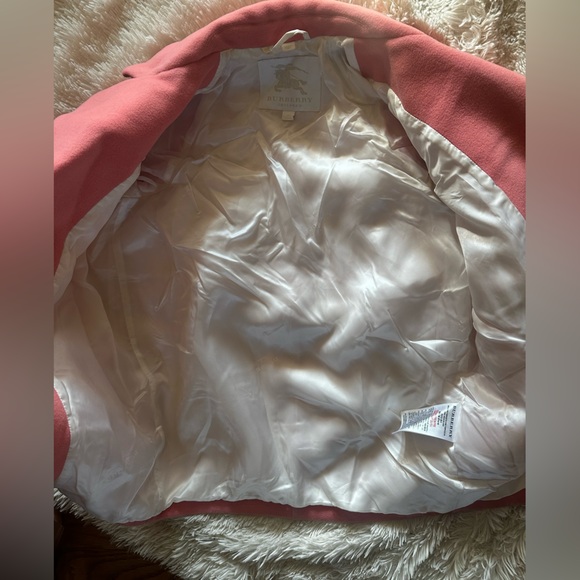 Burberry Kids' Edia pink wool coat - Picture 8 of 12